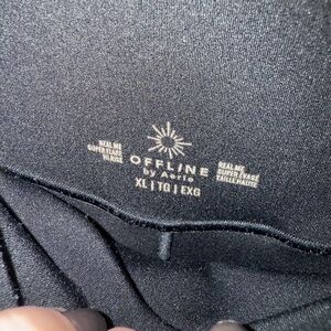 OFFLINE by Aerie Black Leggings